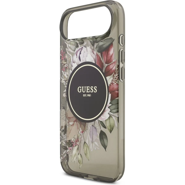 Guess IML Flowers Strap MagSafe kryt iPhone Air černý - Pouzdra - Obrázek f20d384520ef479d8ca191e0307db285