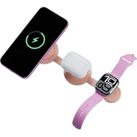 Energea Bazic GoMag Trio 2 3v1 Foldable MagSafe nabíječka 15W oranžová - Nabíječky