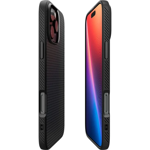 Spigen Liquid Air kryt iPhone 16 Pro matte black - Pouzdra - Obrázek f2116c7f1e774394b5c854655ca7ca39