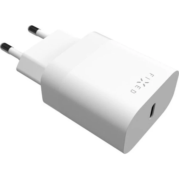FIXED nabíječka  s USB-C výstupem a podporou PD 20W bílá - Nabíječky - Obrázek f23a8646f4cc49c68a8671bb802cb9b1