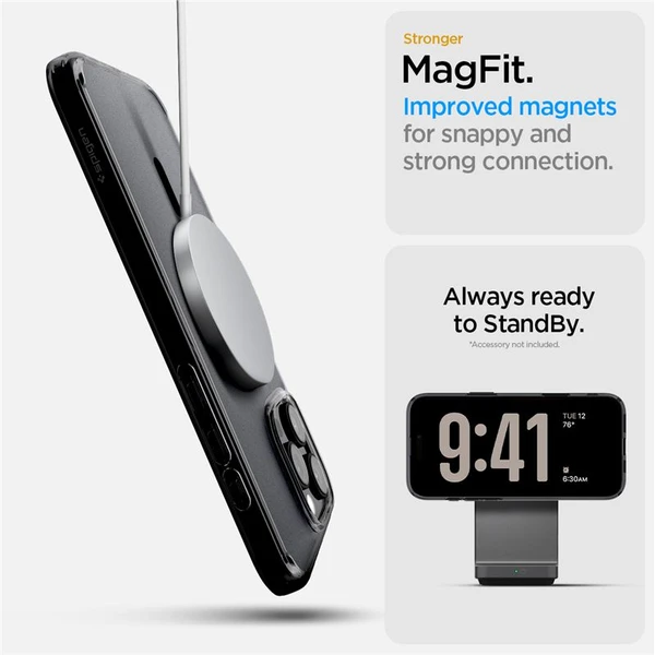 Spigen Ultra Hybrid T MagSafe kryt iPhone 16 Pro Max černý - Pouzdra - Obrázek f2569a68d90f4e4c8b8c6dd4e97ba9be