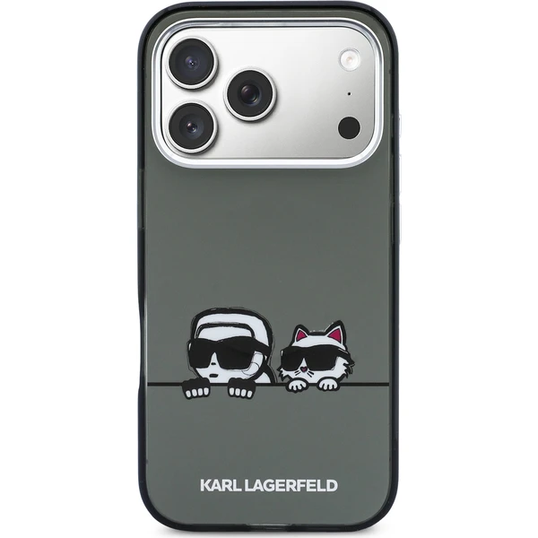Karl Lagerfeld IML K&CH Heads Logo MagSafe kryt iPhone 17 Pro Max černý - Pouzdra - Obrázek f2658e24f2324bd092afcf4e7ebd3d55
