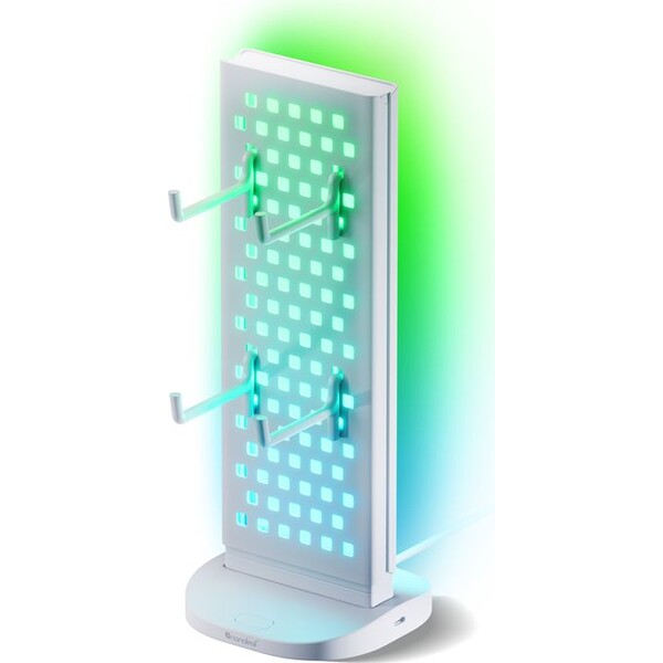 Nanoleaf Pegboard Desk Dock stolní dokovací stanice bílá