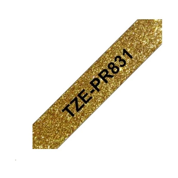 Brother TZe-PR831 páska černá na zlatém 12 mm - Pásky pro štítkovače - Obrázek f276377cb436488b8eebada1cf7ceb60