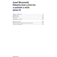 Pekařův kluk a jiné hry a scénáře z exilu (spisy - svazek 34) - E-kniha
