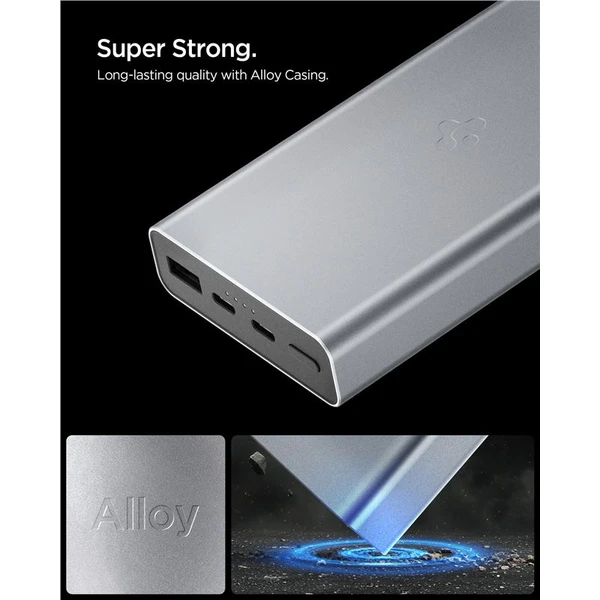 Spigen Essential powerbanka 20000mAh (30W) šedá (EA3020) - Powerbanky - Obrázek f2c3a3f9415b46a3b74e77b08dc8c03a