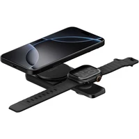 ENERGEA MagDuo 2v1 Foldable (Qi2) MagSafe nabíječka černá - Nabíječky
