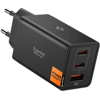 Spigen Essential 67W USB-C/USB-A nabíječka (EE673EU) černá - Nabíječky