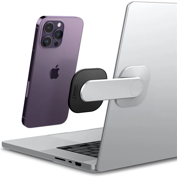 Spigen OneTap Monitor/Laptop Mount S312 nalepovací MagSafe držák stříbrný - Držáky - Obrázek f2dbd312c06c4272ab83e8262dc1317c