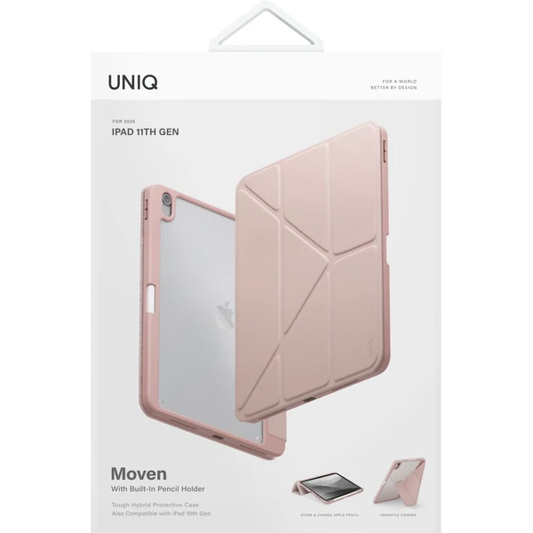 UNIQ Moven pouzdro pro iPad 11" (2025)/iPad 10.9" (2022) růžové - Pouzdra - Obrázek f2dbf747a30d4c6caef2917a60353eb4
