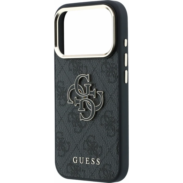 Guess PU 4G Resin Metal Logo kryt iPhone 18 Pro Max černý - Pouzdra - Obrázek f311e406334f491e9f4b449c1d8e7a52