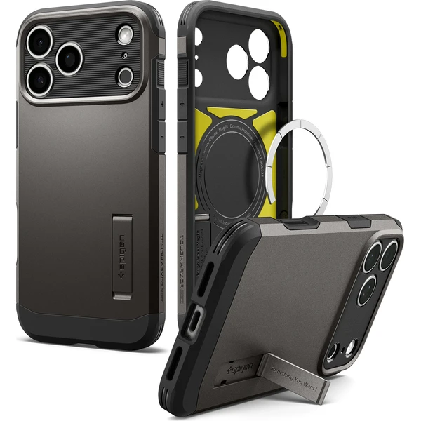 Spigen Tough Armor T MagSafe kryt iPhone 18 Pro/17 Pro gunmetal - Pouzdra - Obrázek f3240664645f40e7b93d62b9329da75d