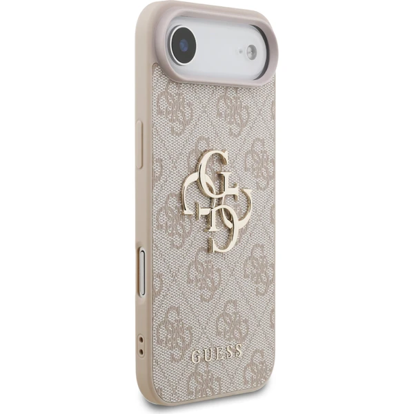 Guess PU 4G Metal Logo Strap kryt iPhone Air růžový - Pouzdra - Obrázek f32ec15624554f1dafffb7bcb7e48ebe