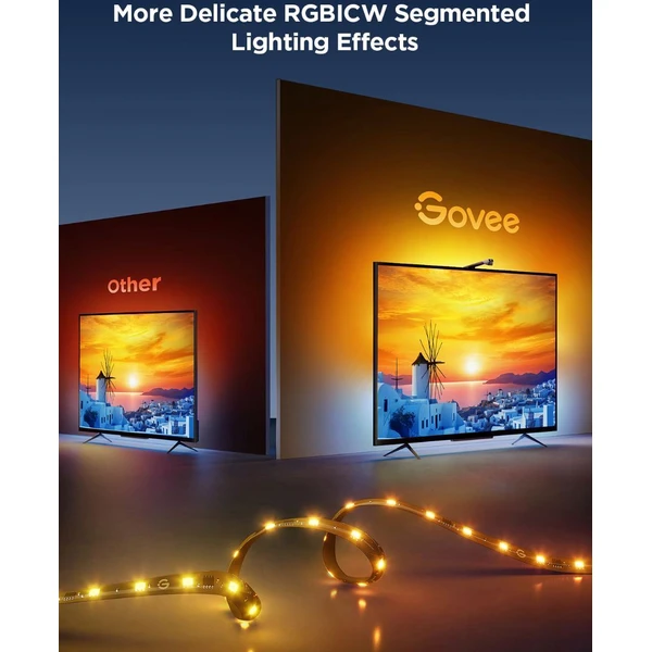 Govee TV Backlight 3 Lite 55-65" Smart LED podsvícení RGBIC - Chytrá osvětlení - Obrázek f340452fb30f41f797747a4f261ee84c