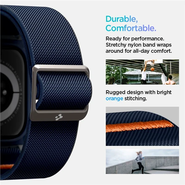 Spigen Lite Fit Pro řemínek s krytem Apple Watch 10/11 (46mm) námořně modrý - Řemínky - Obrázek f350d2b6f9834c54926d481f9f9f2899