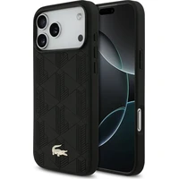 Lacoste PU Nomogramme Gold Logo MagSafe kryt iPhone 17 Pro Max černý - Pouzdra