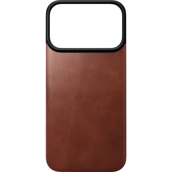 Nomad Magnetic Leather Back (Horween) MagSafe kožený kryt iPhone 18 Pro Olde Dublin - Pouzdra - Obrázek f37b4ac1b7794bfaa233a17e1119acf4