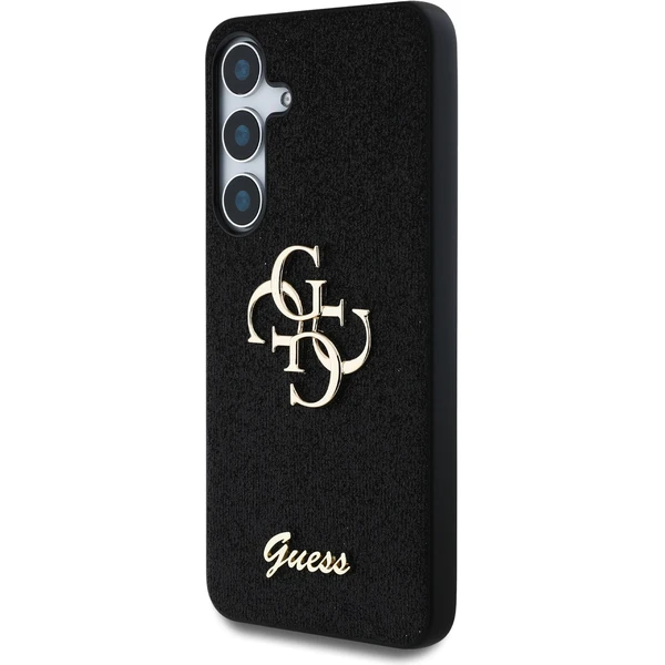 Guess PU Fixed Glitter 4G Metal Logo kryt Samsung Galaxy S25 černý - Pouzdra - Obrázek f387686bb0cf486aaeb663737db1503b