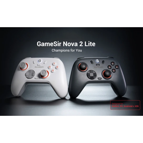 GameSir Nova Lite 2 herní ovladač bílý - Herní ovladače - Obrázek f3b0525123644486be1e4c6b45352561
