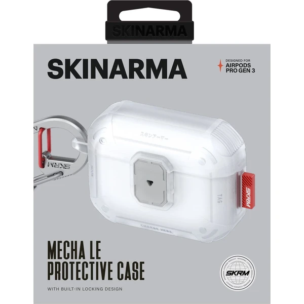 SKINARMA Mecha LE (Lock Edition) pouzdro AirPods Pro 3 čiré - Pouzdra - Obrázek f3b607cc537145f2a5a2b813cb0a575b