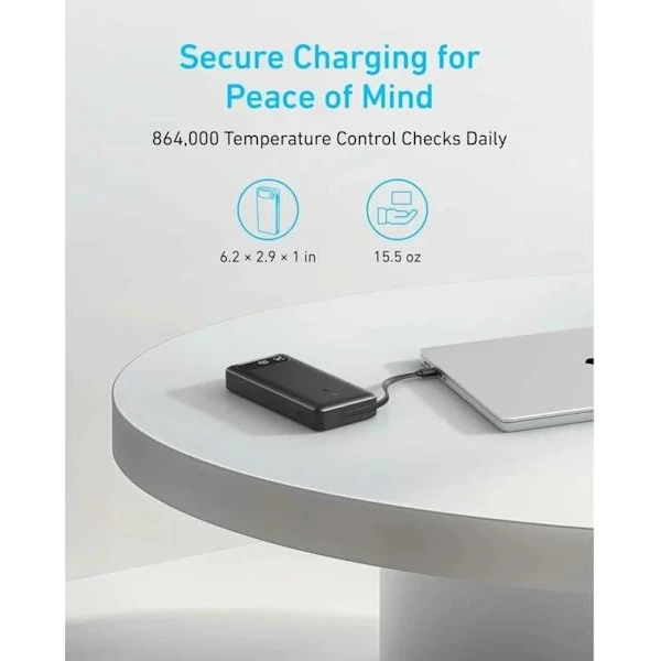 Anker Power Bank (20000mAh) 87W, s USB-C kabelem černá - Powerbanky - Obrázek f3b8d66245474bab9ccdb80c44b7abc0