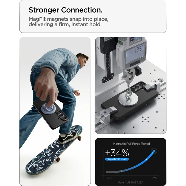 Spigen Thin Fit MagSafe kryt Samsung Galaxy S26 black - Pouzdra - Obrázek f3c5c0dfe7a343b6aeb2c2a3bd38ce0c