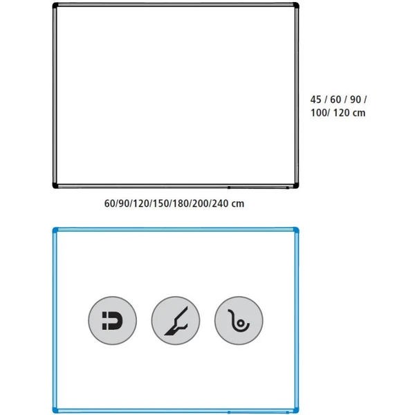 Rocada 6411 magnetická tabule - Magnetické tabule - Obrázek f3c5e6f2abb346bc93ac228b12abc9f2