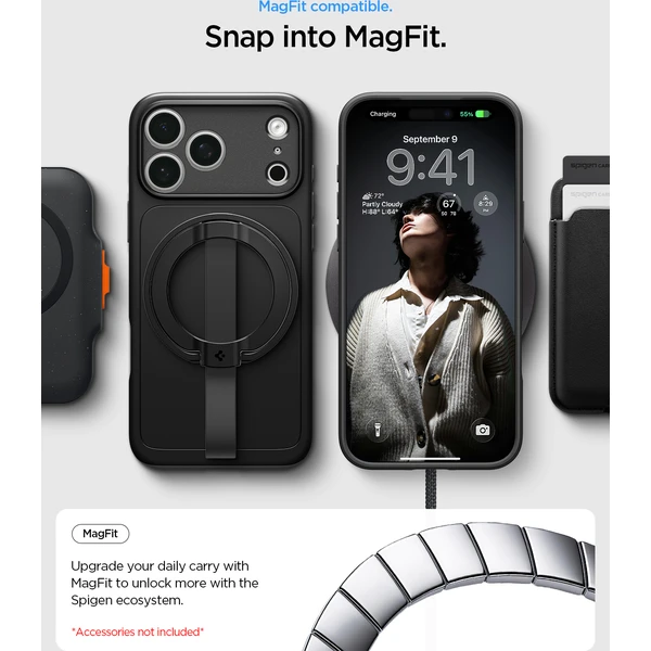 Spigen Thin Fit MagSafe kryt iPhone 18 Pro/17 Pro black - Pouzdra - Obrázek f3ccc22daceb4c7c870548ab1cd1f95d
