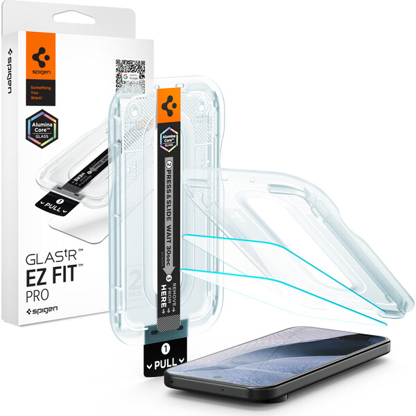 Spigen Glass tR EZ Fit Pro sklo Google Pixel 11/11 Pro čiré (2 ks)
