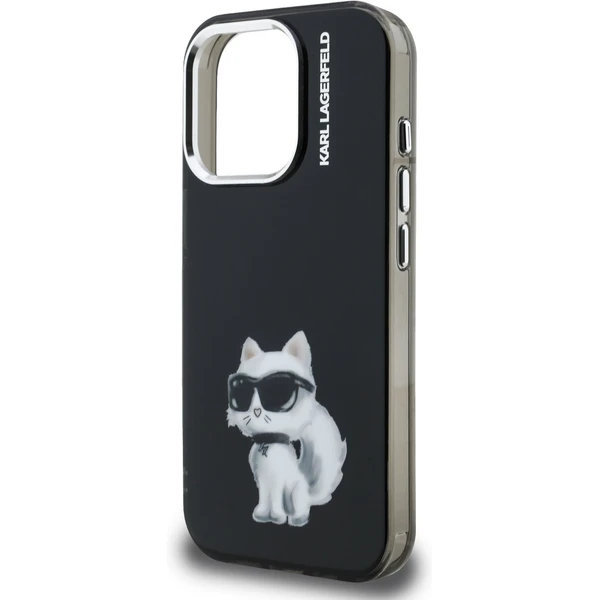 Karl Lagerfeld IML Aquarelle Choupette kryt iPhone 15 Pro Max černý - Pouzdra - Obrázek f3d83b0c70a04a898ee04abf5ca093d5