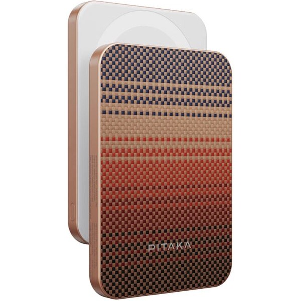 Pitaka Powerbanka (15W), 5000mAh, Qi2/MagSafe, Sunset