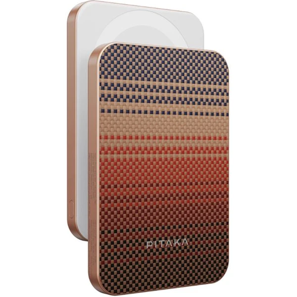 Pitaka Powerbanka (15W), 5000mAh, Qi2/MagSafe, Sunset - Powerbanky - Hlavní obrázek
