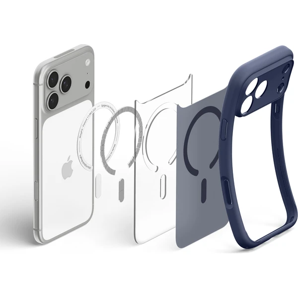 Spigen Ultra Hybrid MagSafe kryt iPhone 18 Pro Max/17 Pro Max frost deep blue - Pouzdra - Obrázek f3eddfece2ce4d379a38b22c0822406c