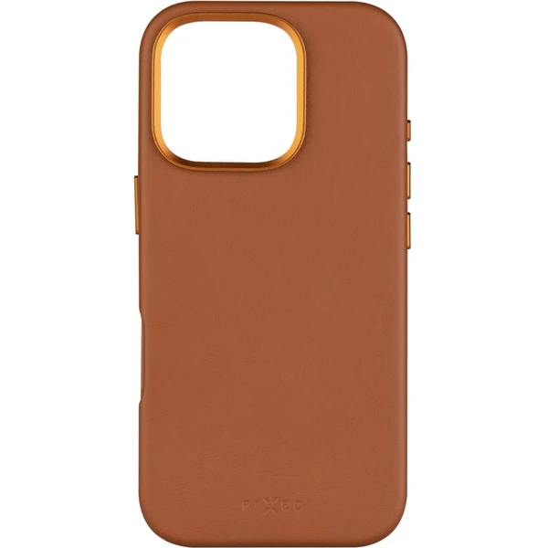 FIXED MagLeather kožený kryt s MagSafe Apple iPhone 16 Pro hnědý - Pouzdra - Obrázek f3ff4317176e4357b411c1e7e525078d