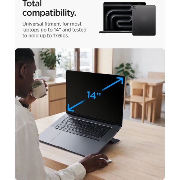 Spigen Slim Fold Laptop Stand LD201-S6 stojánek černý - Stojánky - Obrázek f42234f59a2f48f1ade501b13cc03e82