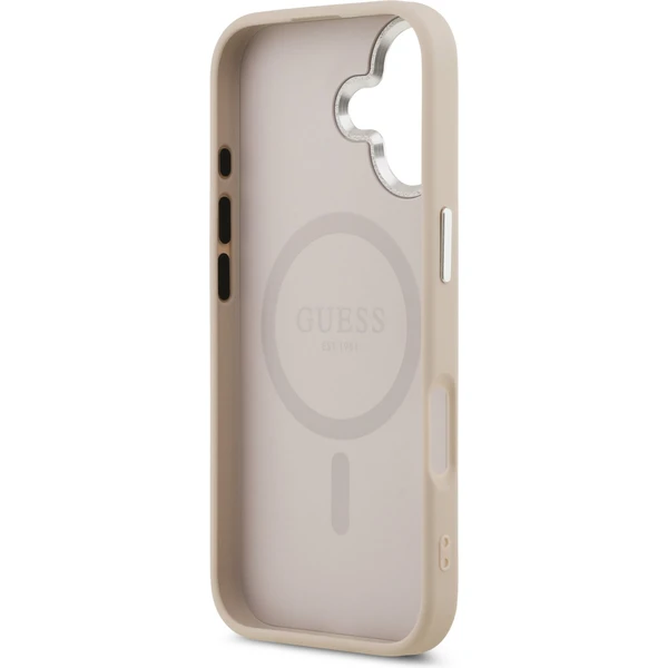 Guess PU Saffiano MagSafe kryt iPhone 17 růžový - Pouzdra - Obrázek f43d9517f4674b4b828bd9a3f5307eef