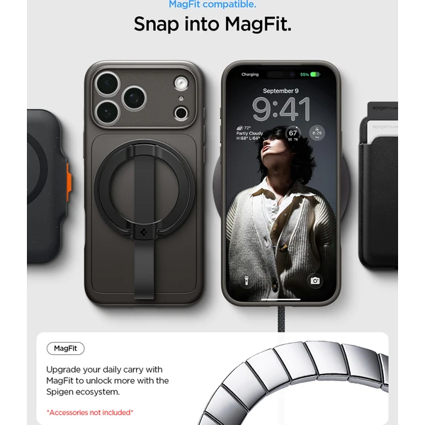 Spigen Thin Fit MagSafe kryt iPhone 18 Pro Max/17 Pro Max gunmetal - Pouzdra - Obrázek f43fcd0916ff4ade97d81cec0c3ceade