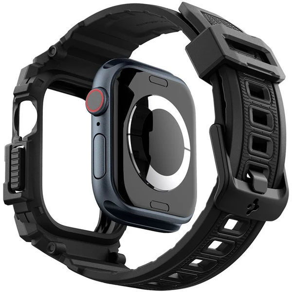 Spigen Rugged Armor Pro řemínek s pouzdrem Apple Watch 10/11 (42mm) matně černý - Řemínky - Obrázek f45013e68d6b4c2c80ed3bd326140472