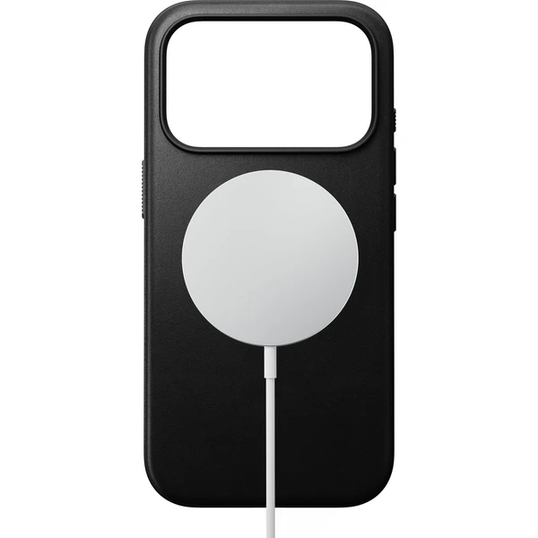 Nomad Modern Leather MagSafe kožený kryt iPhone 18 Pro Black - Pouzdra - Obrázek f46c90dc2be046338cf91cdc342c46a9