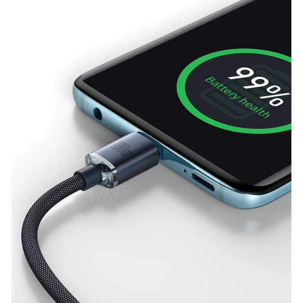 Baseus Crystal Shine USB-C/USB-C napájecí kabel 100W 2m černý - Kabely a redukce - Obrázek f47c81169fc14eeca934de2852febd15