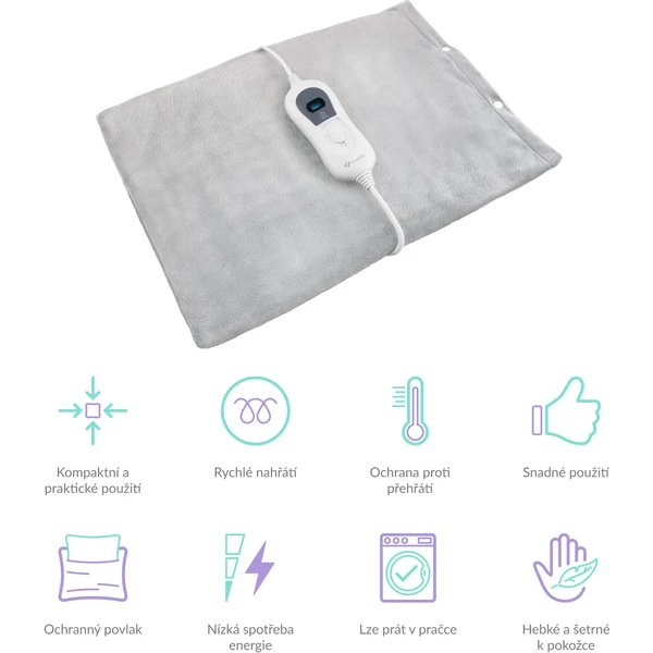TrueLife HeatBlanket 0403 nahřívací deka - Masážní přístroje - Obrázek f48d560cc5a4418bae06a8db991a75c0