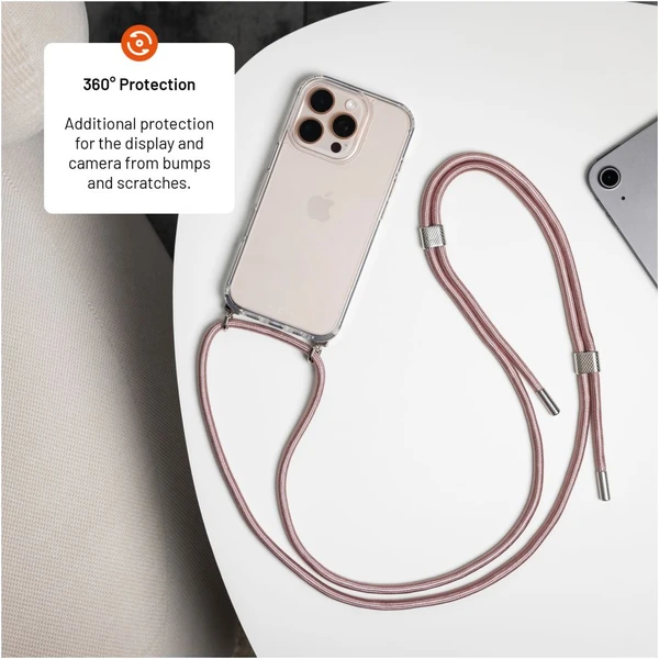 FIXED Pure Neck kryt s růžovou šňůrkou na krk pro Samsung Galaxy A26 5G - Pouzdra - Obrázek f48fed6ae1e5442883c0c65eb23ecb36