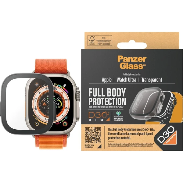 PanzerGlass Apple Watch Ultra 3/2/1 ochranný kryt s D3O - čirý rámeček - Pouzdra - Obrázek f4b06fd3b6834ac68a1e2dc04af8ba6d