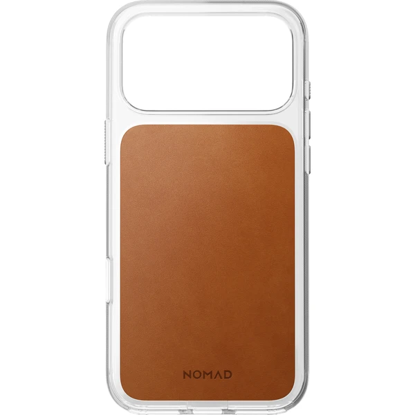 Nomad Clear Leather (Horween) MagSafe kryt iPhone 17 Pro Max/18 Pro Max Saddle - Pouzdra - Obrázek f4bd86d8fd094746805d753fc416438f