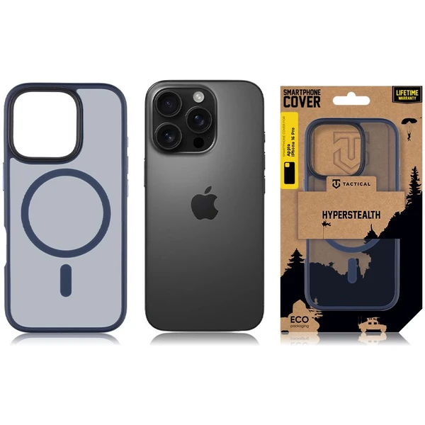 Tactical MagForce Hyperstealth Kryt pro iPhone 16 Pro Deep Blue - Pouzdra - Obrázek f4c7fb3c86264b2b97ad86d003ef5437