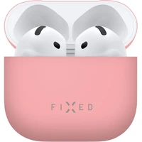 FIXED Silky silikonové pouzdro pro Apple AirPods 4 růžové - Pouzdra