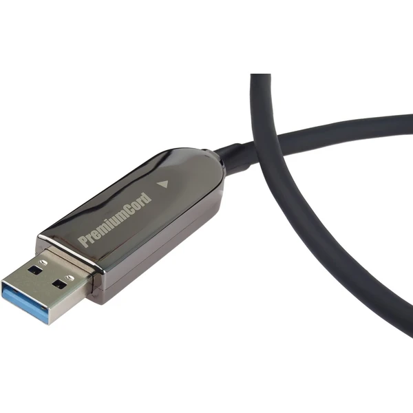 PremiumCord USB-A/USB-A prodlužovací optický kabel 30m černý - Kabely a redukce - Obrázek f4e303b774fc44dc99964175b692fe50
