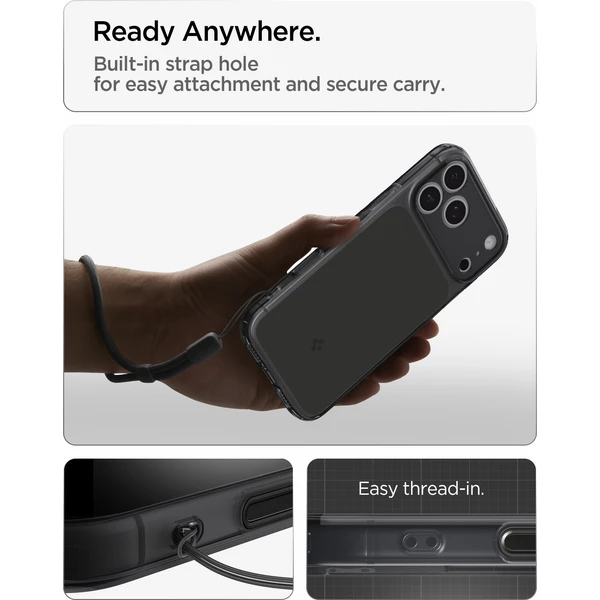 Spigen Ultra Hybrid T MagSafe kryt iPhone 18 Pro/17 Pro matte black - Pouzdra - Obrázek f4f1afeea67e4b369fada1d904fcac8c