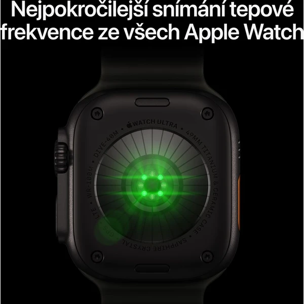 Apple Watch Ultra 4 49mm Černý titan s černým titanovým milánským tahem S - Chytré hodinky - Obrázek f501a400a25548b985c9acb8da416dc9
