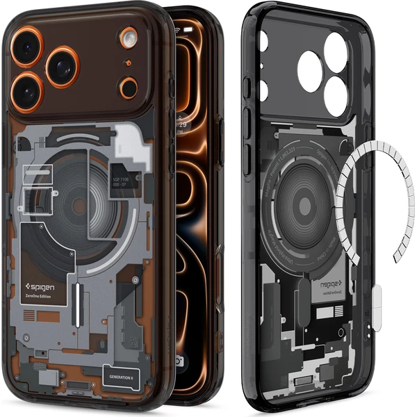 Spigen Ultra Hybrid MagSafe kryt iPhone 18 Pro Max/17 Pro Max zero one black - Pouzdra - Obrázek f527e10c9b414cb9ba436c02445b2ced